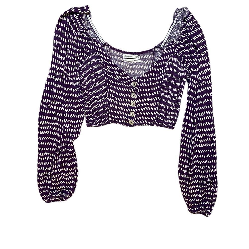 Urban Outfitters Long Sleeve Crop Top